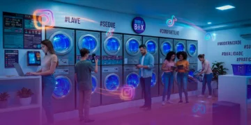 Como aumentar a visibilidade da sua lavanderia nas redes sociais